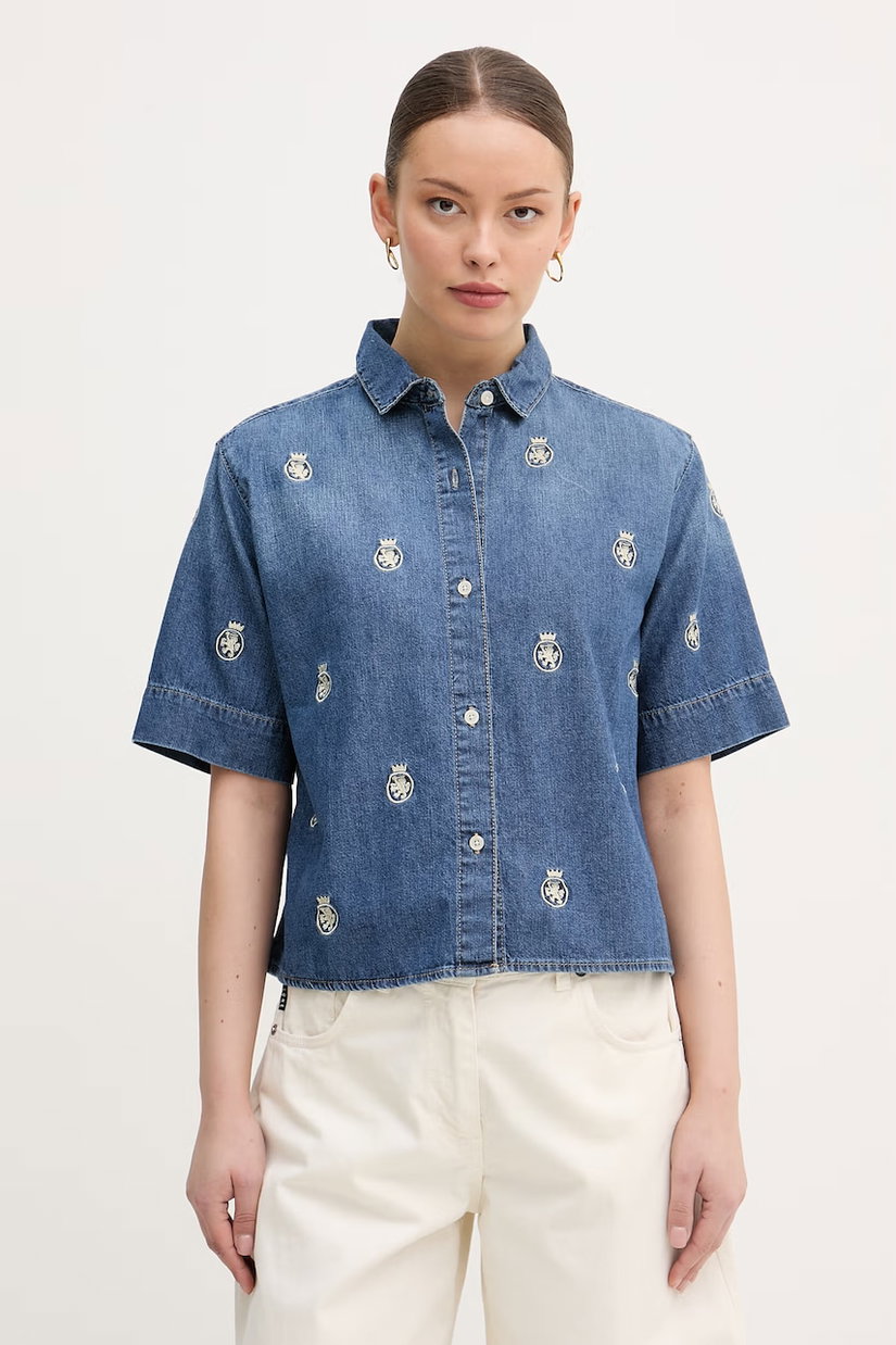 Tommy Hilfiger cămașă pentru femei, din denim