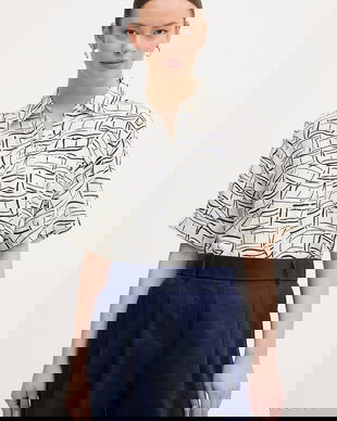 Tommy Hilfiger cămașă pentru femei, din in