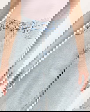 Calvin Klein Jeans pantaloni scurți pentru femei, din denim