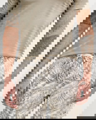 Armani Exchange pantaloni scurți de trening pentru bărbați, din bumbac