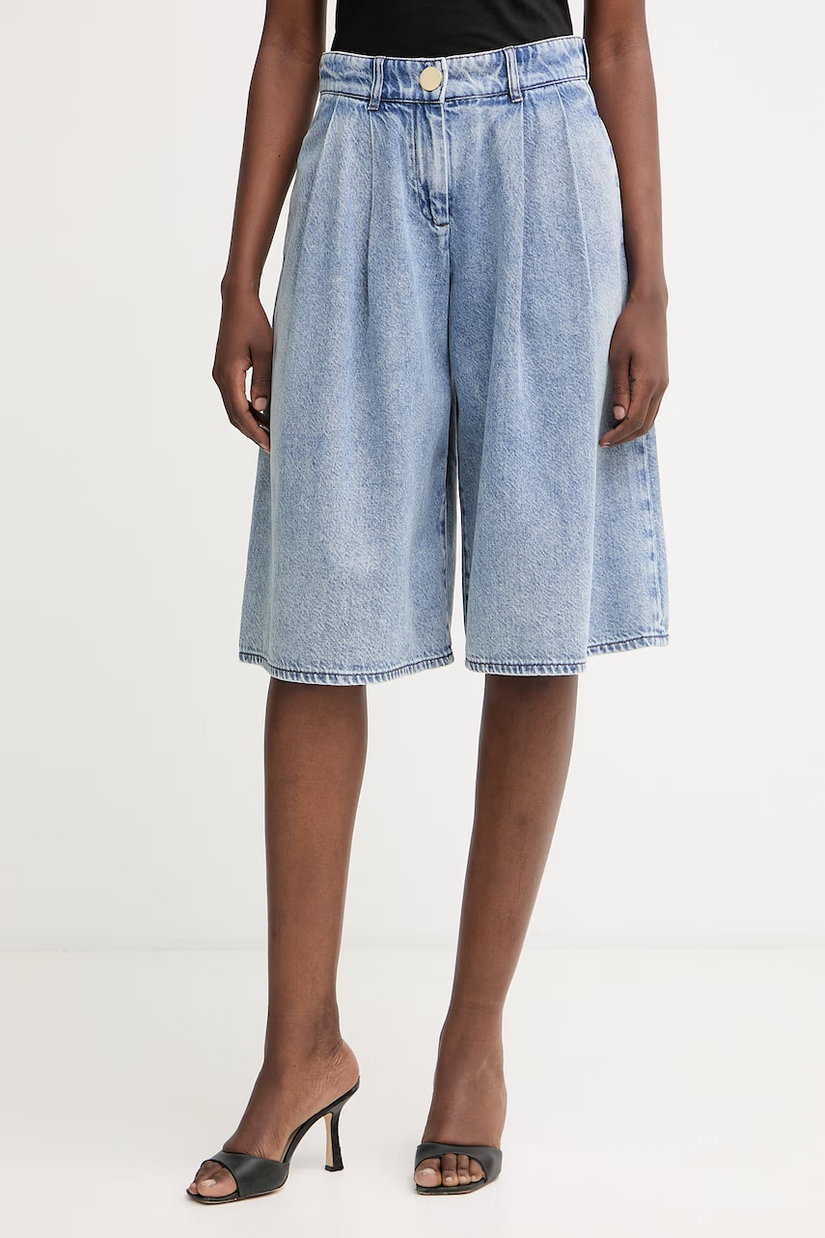 Armani Exchange bermude pentru femei, din denim