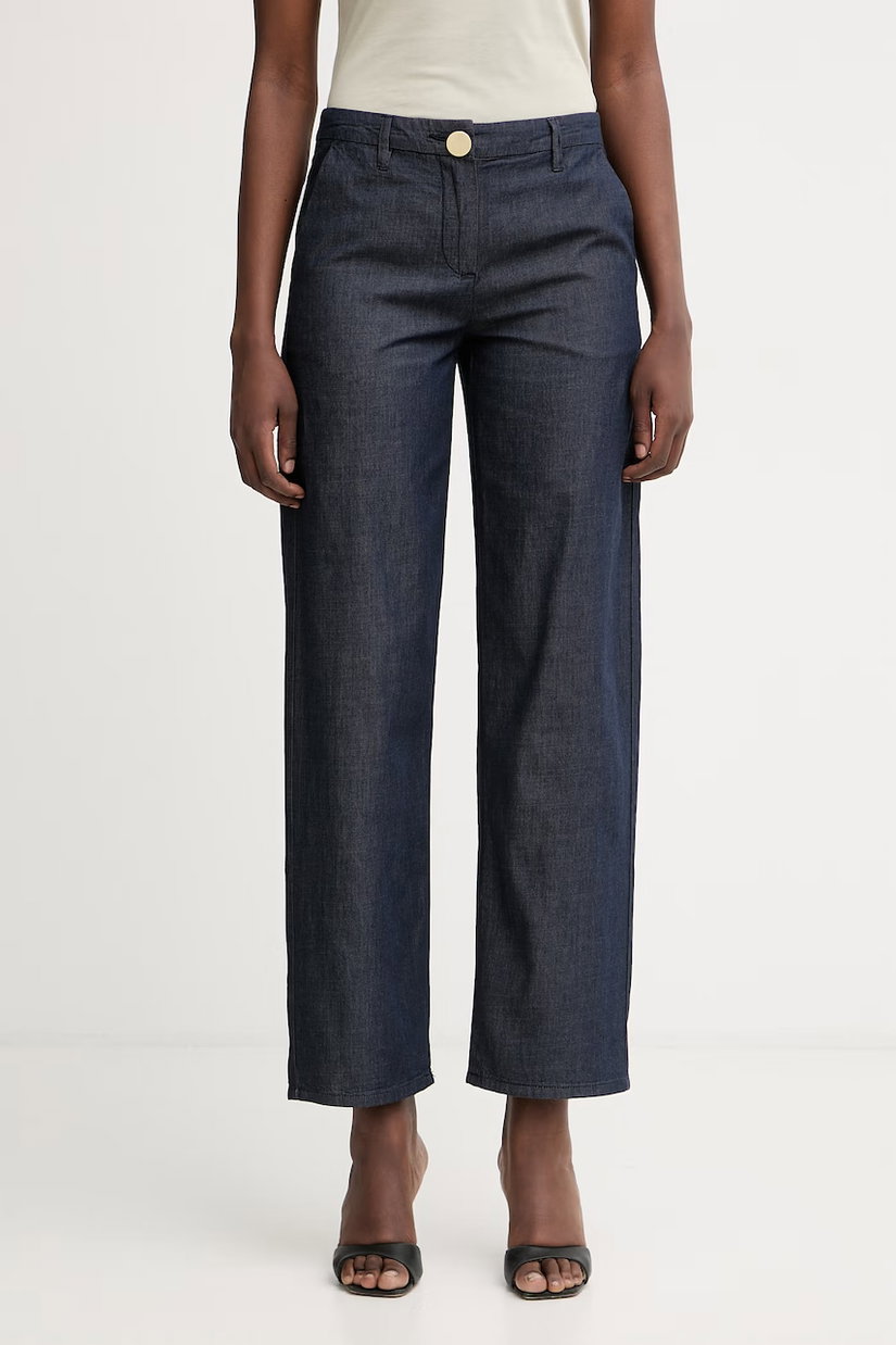 Armani Exchange pantaloni pentru femei, din bumbac