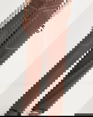 Liu Jo pantaloni cargo pentru femei, din bumbac