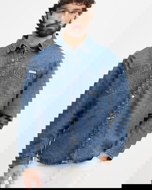 Calvin Klein Jeans cămașă pentru femei, din denim