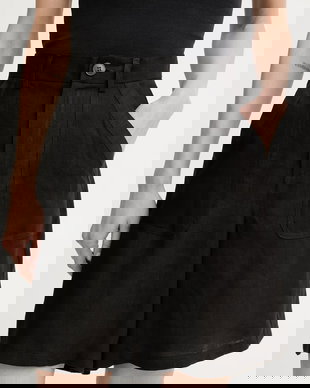 Marella pantaloni scurți pentru femei, din in Emme by Marella