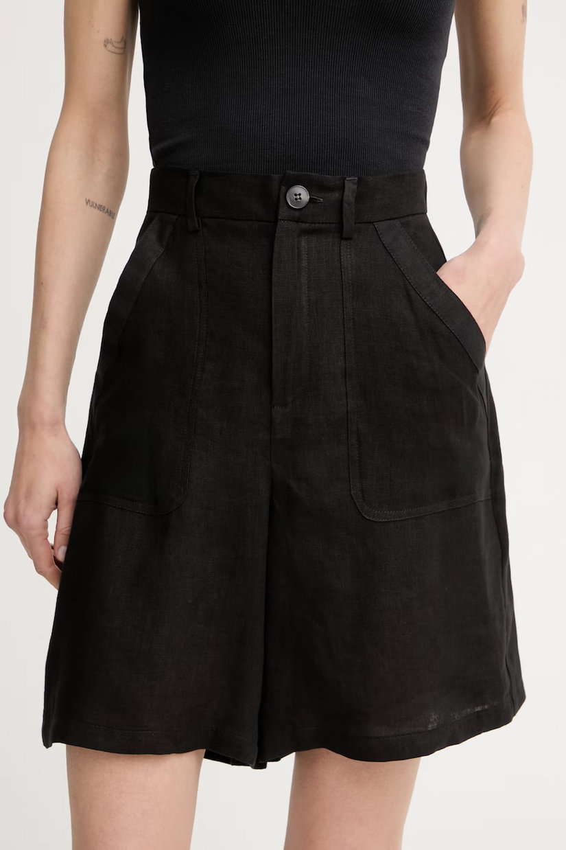 Marella pantaloni scurți pentru femei, din in Emme by Marella