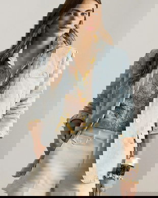 Lauren Ralph Lauren sacou de damă din bumbac