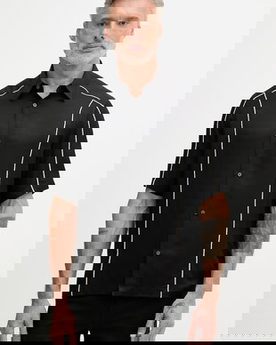 Armani Exchange cămașă pentru bărbați, din vâscoză