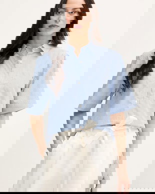 Tommy Hilfiger cămașă pentru femei, din bumbac