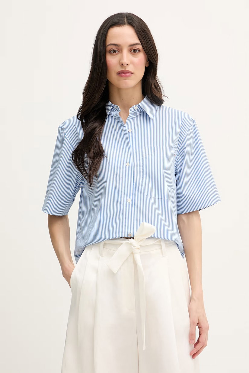 Tommy Hilfiger cămașă pentru femei, din bumbac