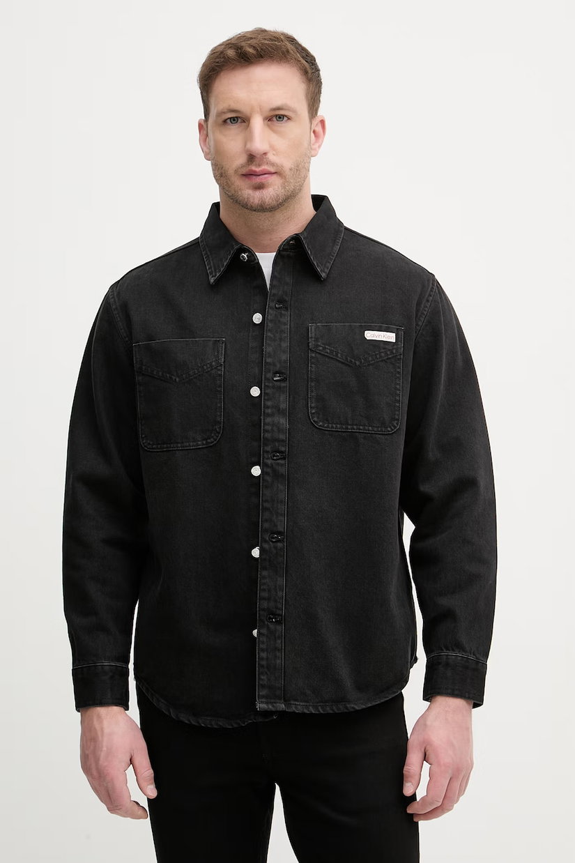 Calvin Klein Jeans cămașă pentru bărbați, din denim