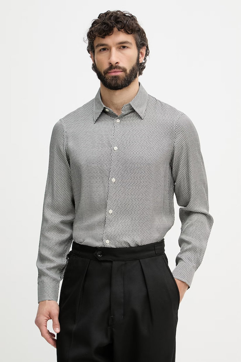 Armani Exchange cămașă pentru bărbați, din vâscoză