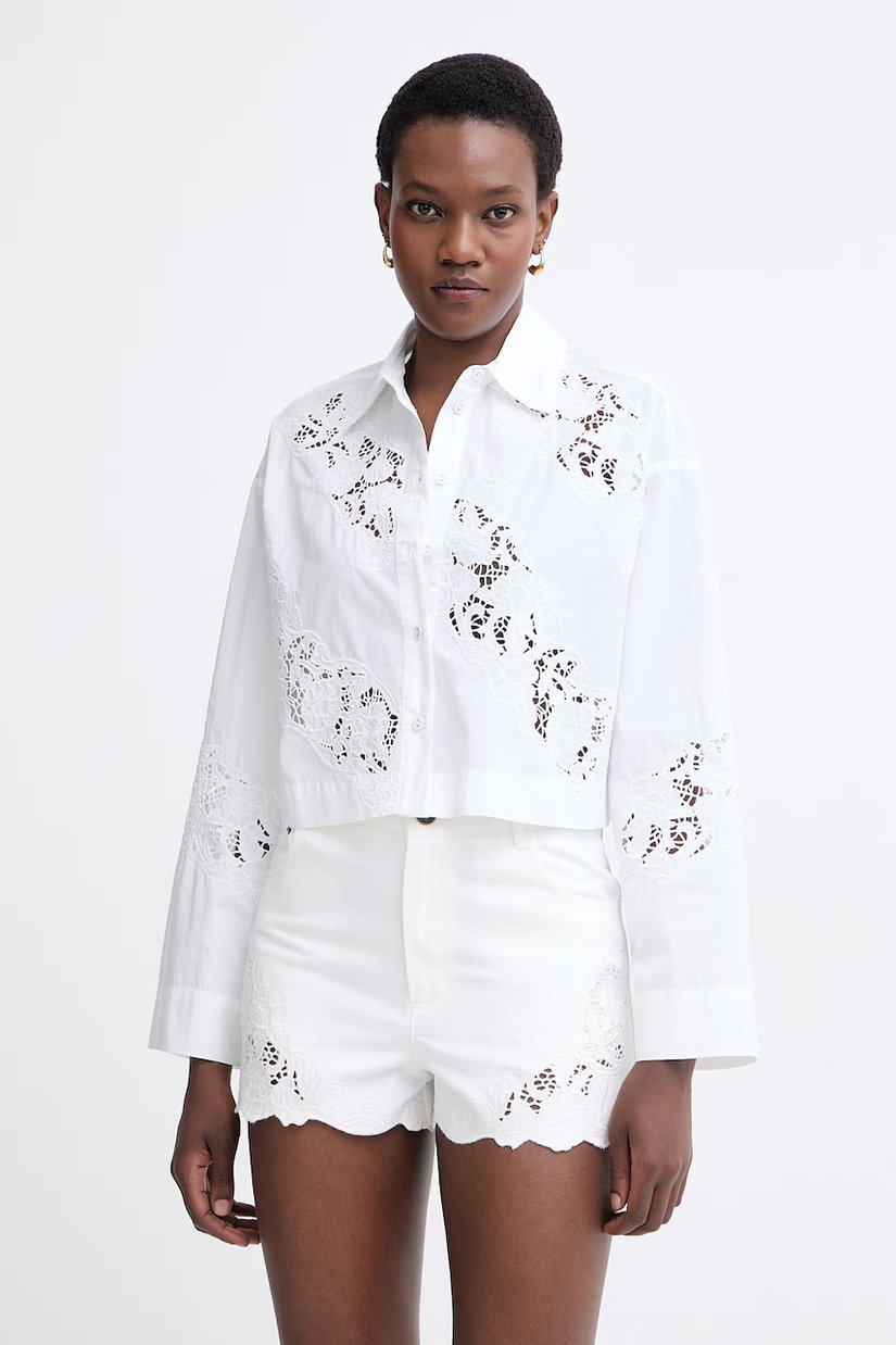 Twinset cămașă pentru femei, din bumbac