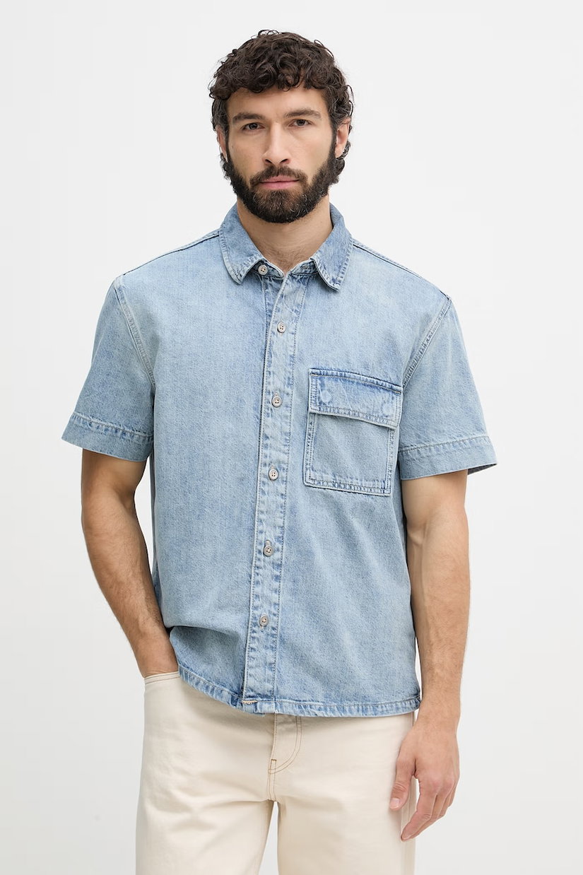 Calvin Klein Jeans cămașă pentru bărbați, din denim