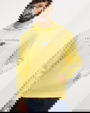 Tommy Hilfiger hanorac cu glugă pentru bărbați, din bumbac