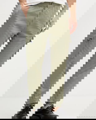 Calvin Klein Jeans pantaloni cargo bărbătești din bumbac cu elastan