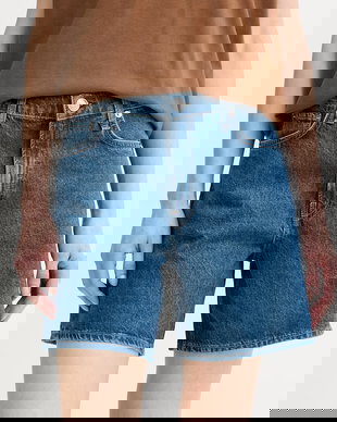 rag & bone pantaloni scurți pentru femei, din bumbac Kaia