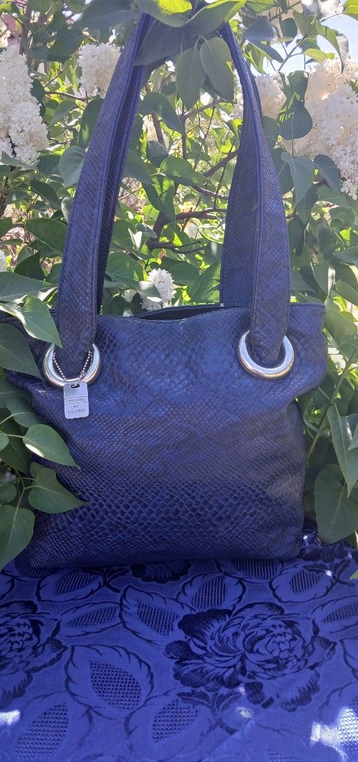 Geantă de piele The Crocodile CROCODILE by Oliver