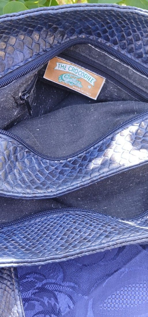 Geantă de piele The Crocodile CROCODILE by Oliver