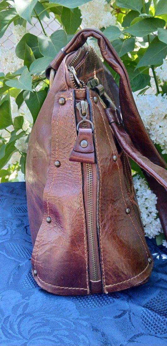 Geantă Vintage GT Collection - Piele Naturală