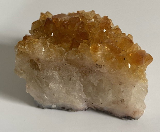Citrin - Fragment geoda din piatra semipretioasa