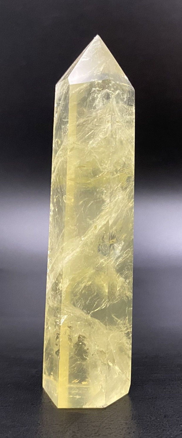 Citrin - Obelisc piatra semipretioasa
