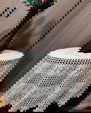 Fata masa macrame bumbac