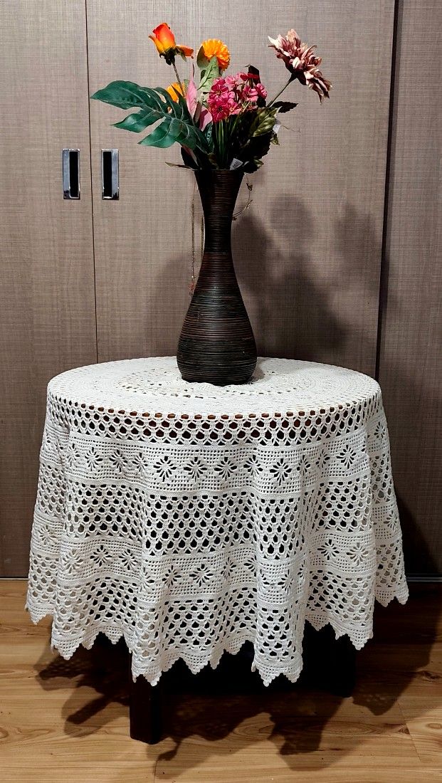 Fata masa macrame bumbac