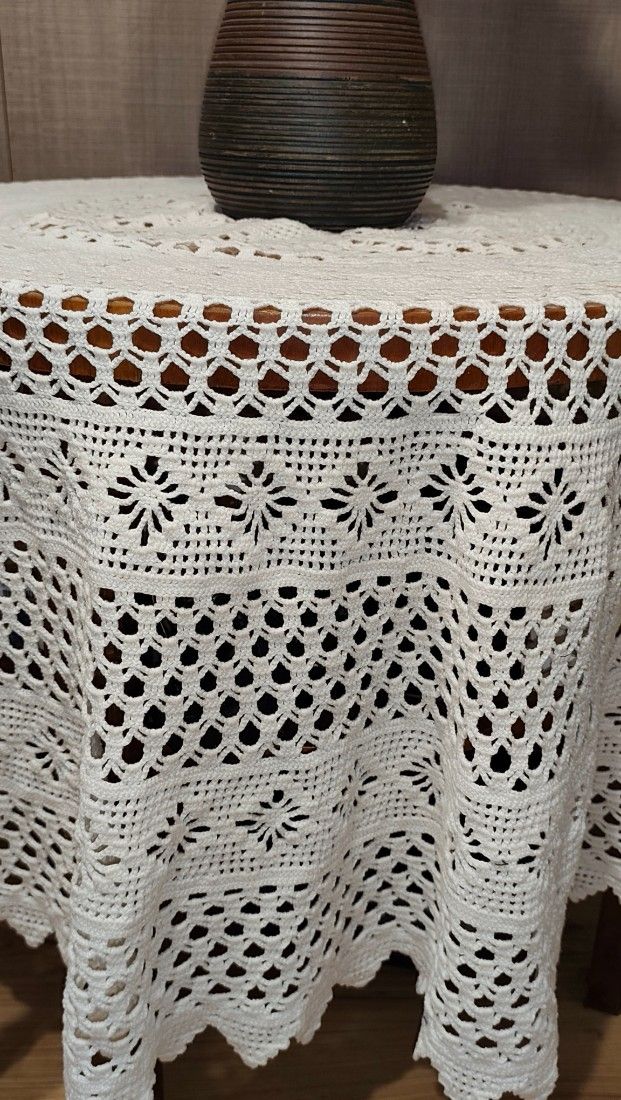 Fata masa macrame bumbac