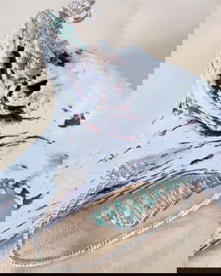 Set Bijuterii Handmade - Brățară Reglabila & Inel - Smarald Natural