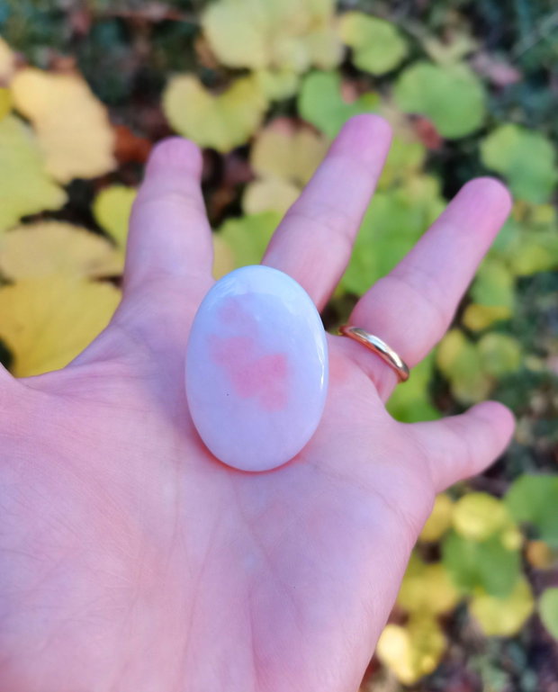 Inel Statement Opal Roz si argint 925 - Delicatete Eterata si Liniste | IN1266