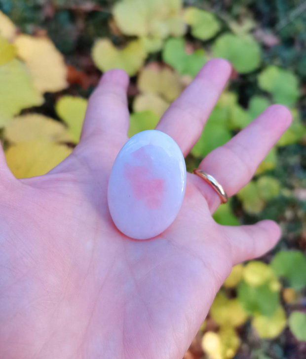 Inel Statement Opal Roz si argint 925 - Delicatete Eterata si Liniste | IN1266
