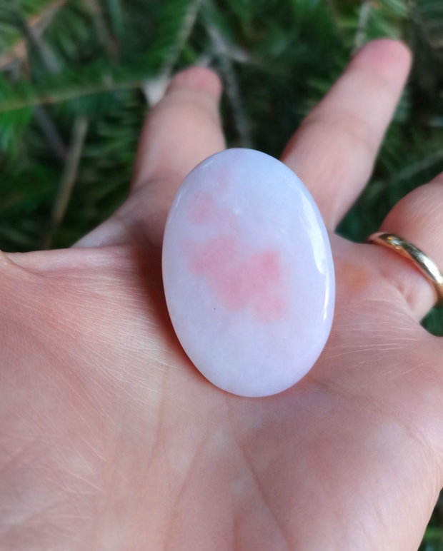 Inel Statement Opal Roz si argint 925 - Delicatete Eterata si Liniste | IN1266