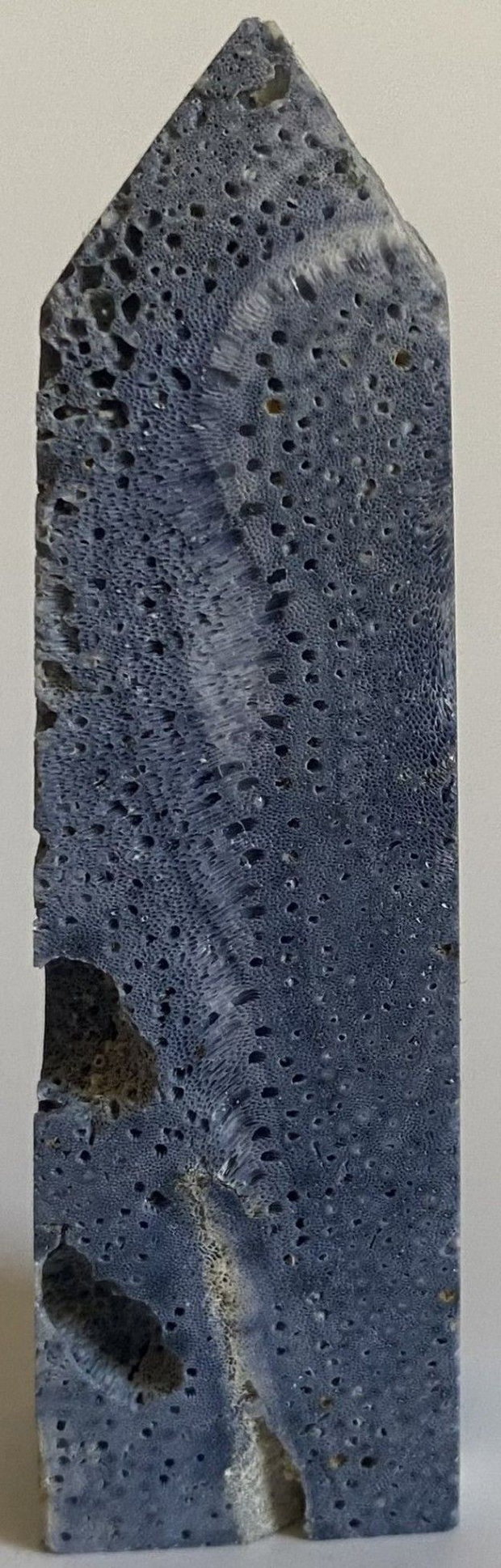 Coral Albastru - Obelisc piatra semipretioasa