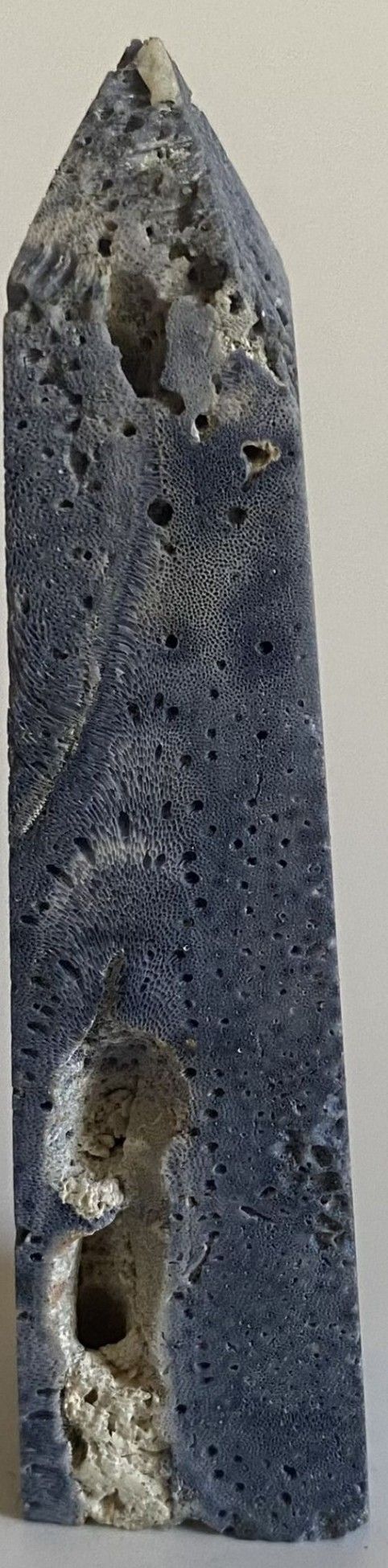 Coral Albastru - Obelisc piatra semipretioasa