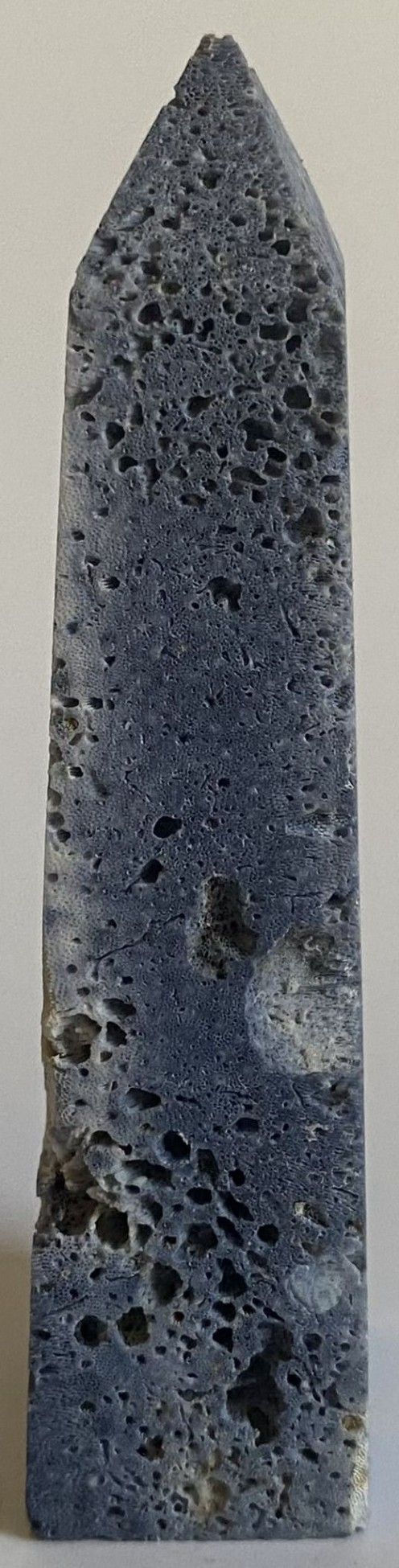Coral Albastru - Obelisc piatra semipretioasa