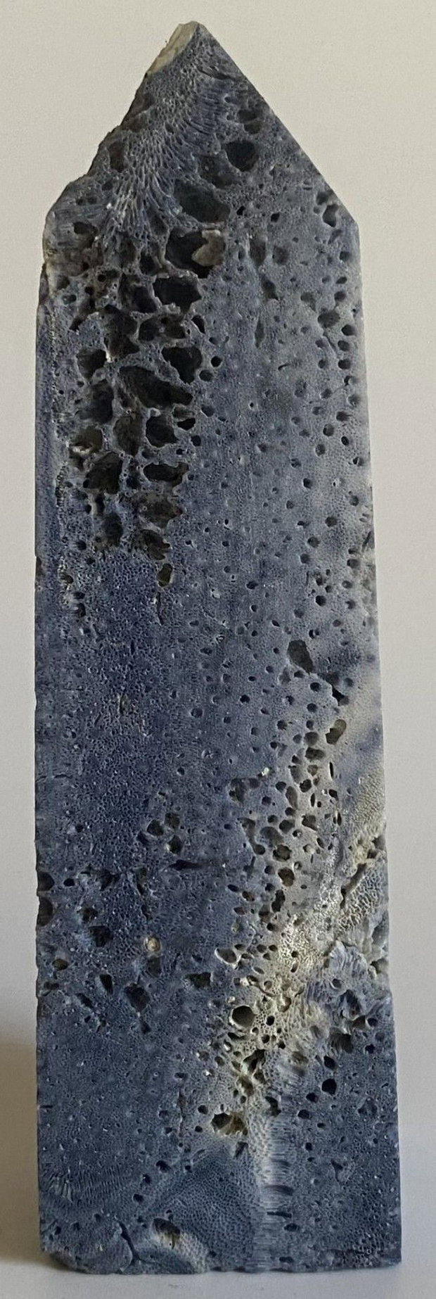 Coral Albastru - Obelisc piatra semipretioasa
