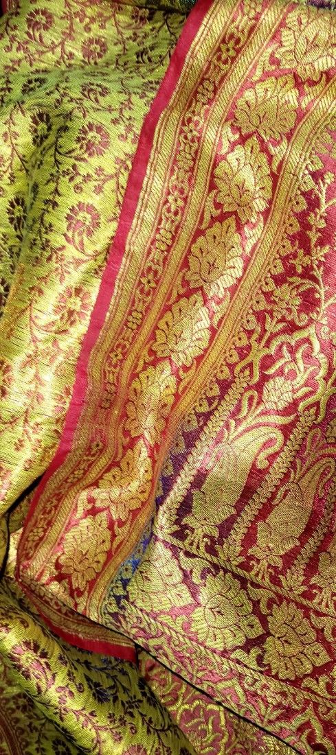 Cupon mătase brocard  cod 1