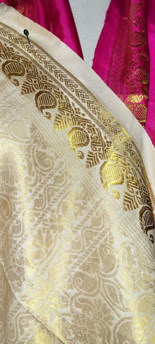 Cupon mătase naturală  cod 3