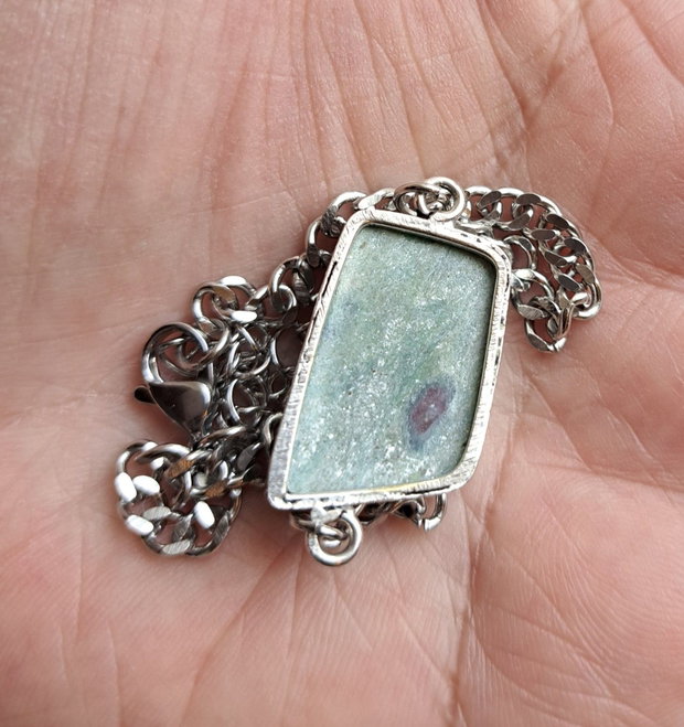 Kyanite in fuchsite