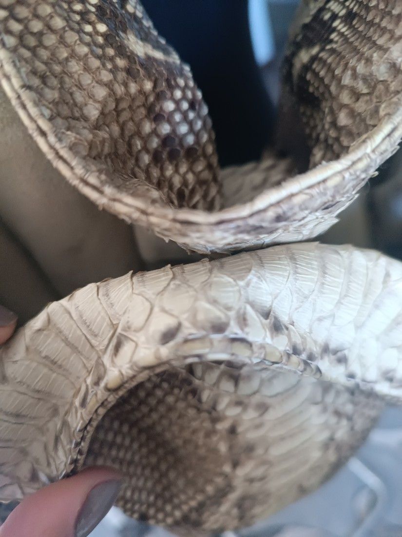 Geanta din piele de șarpe, piton