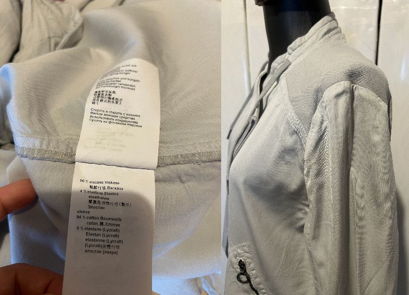 Marc Cain Sacou casual din vâscoză și bumbac