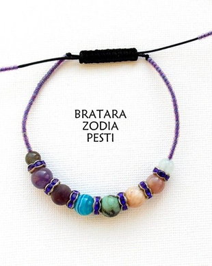 Bratara Zodia PESTI+Rhinestone