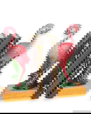 Set suporturi carti flamingo