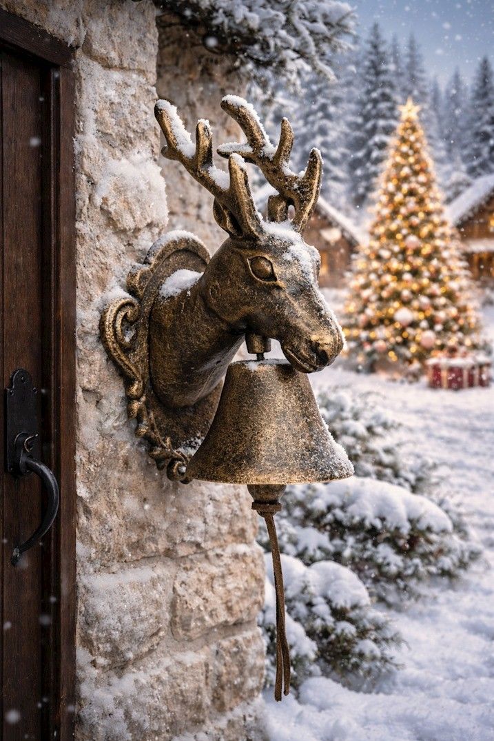 Clopot de usa cap de cerb