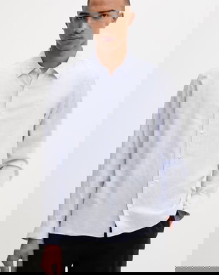 Calvin Klein cămașă pentru bărbați, din in