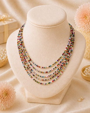 Colier multicolor, multifunctional