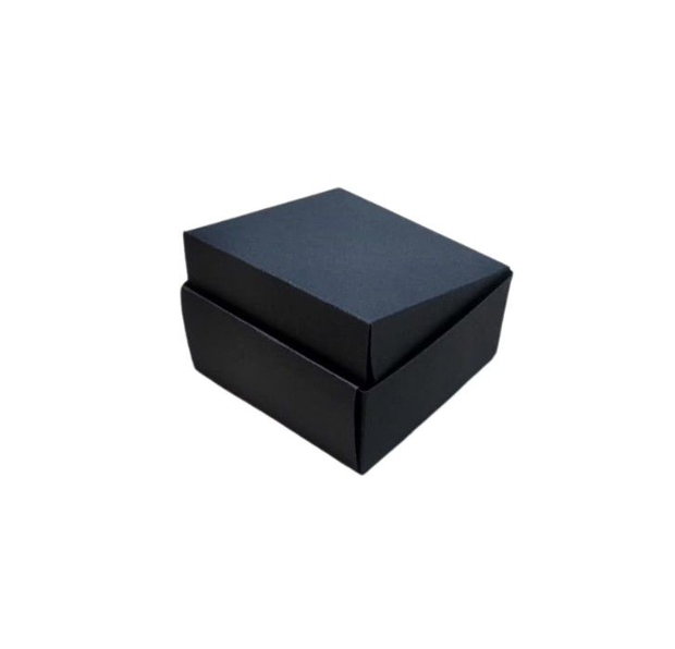 Set 50 Cutii Cadou Carton Autoformare 6×6×3 cm Cutii Ambalare Bijuterii, Cadouri Handmade, Negru