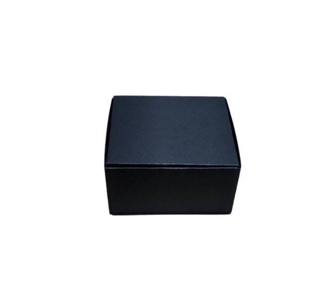 Set 50 Cutii Cadou Carton Autoformare 6×6×3 cm Cutii Ambalare Bijuterii, Cadouri Handmade, Negru