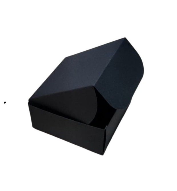 Set 50 Cutii Cadou Carton Autoformare 8×8×4 cm  Cutii Ambalare Bijuterii, Cadouri Handmade, Negru